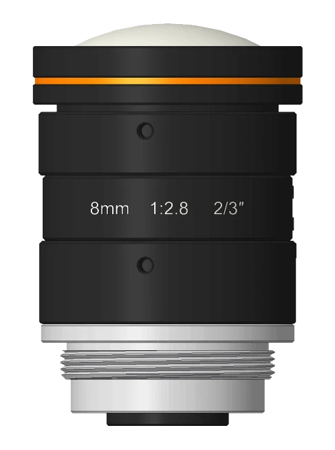 8mm, F2.8, 2/3", 10MP Lens, C-Mount (LS-FFL-1472)