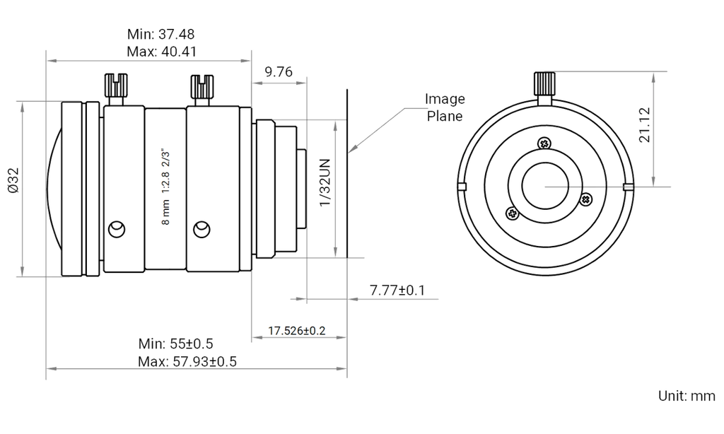 LS-FFL-1472 dimensions (mm)