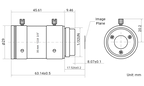 LS-FFL-1476 dimensions (mm)