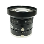 3.5 mm focal length, 1 MP lens, 1/1.8”, F2.4 (LS-HF03524M-MP)