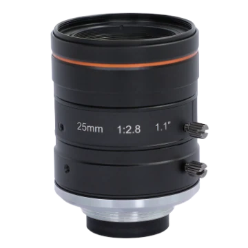 25mm, F2.8, 1.1", 12MP Lens, C-Mount, size Φ38.6×49.32 mm (LS-FFL-1388)