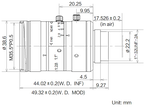 LS-FFL-1388 dimensions (mm)