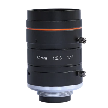 50 mm, F2.8, 1.1", 12 MP lens, C-mount, size Φ38.6×56.8 mm