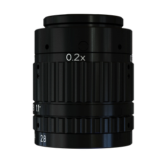 25mm, F2.8, 1.1", C-mount, Macro lens (65 mm (-0.4X) to 260.4 mm (-0.1X)) (LS-KF2528M-ML)