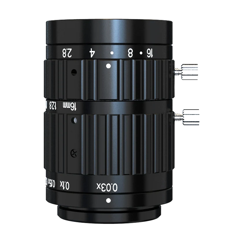 16mm, F2.8, 1.1", C-mount, Macro lens (52 mm (-0.25X) to 546 mm (-0.03X)) (LS-FFL-1454)
