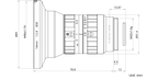LS-AF1428M-M42B dimensions (mm)
