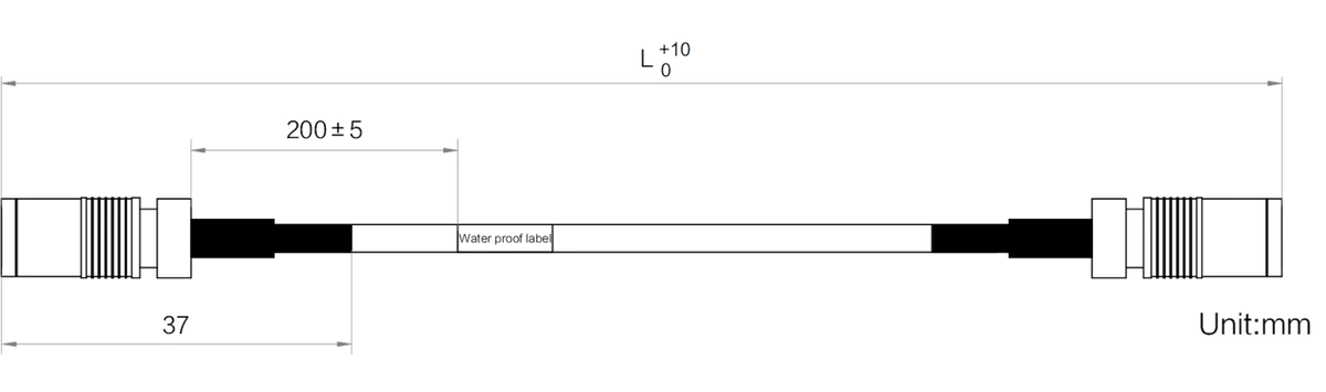 LS-CBL-0161 dimensions (mm)