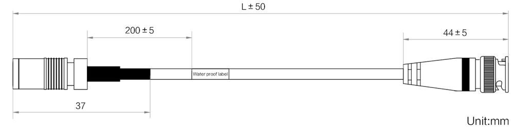 LS-CBL-0156 dimensions (mm)