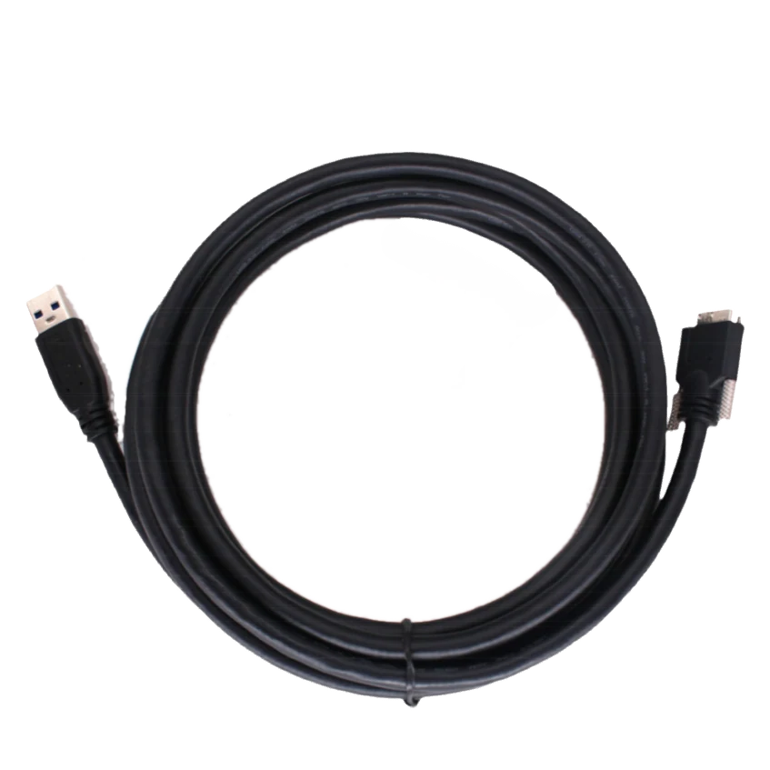 Camera Data Cable, Micro-B male (with screw) to A male, 3 m, static use (LS-CBL-0144)