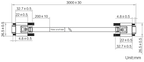 LS-CBL-0054 dimensions (mm)