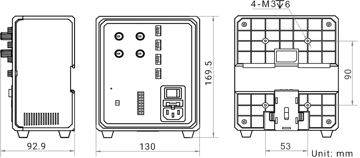 LS-CTL-0115 dimensions (mm)