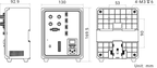 LS-LE100-60W24-4D dimensions (mm)