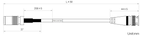 LS-CBL-0159 dimensions (mm)