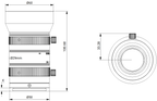 LS-AF2524M-M42 dimensions (mm)