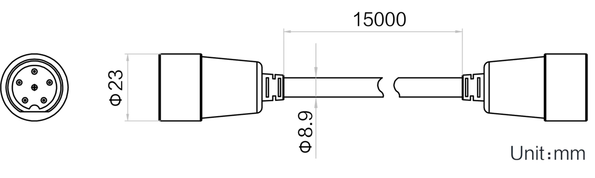 LS-LW-015-1-G dimensions (mm)