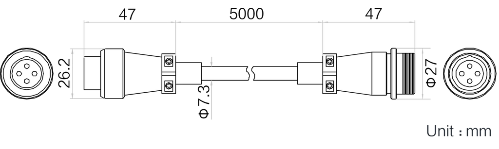 LS-LAC-0026 dimensions (mm)