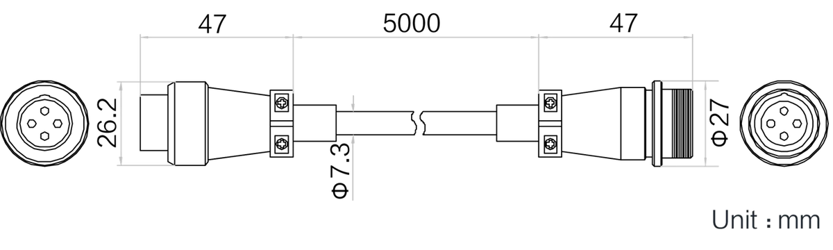 LS-LAC-0026 dimensions (mm)