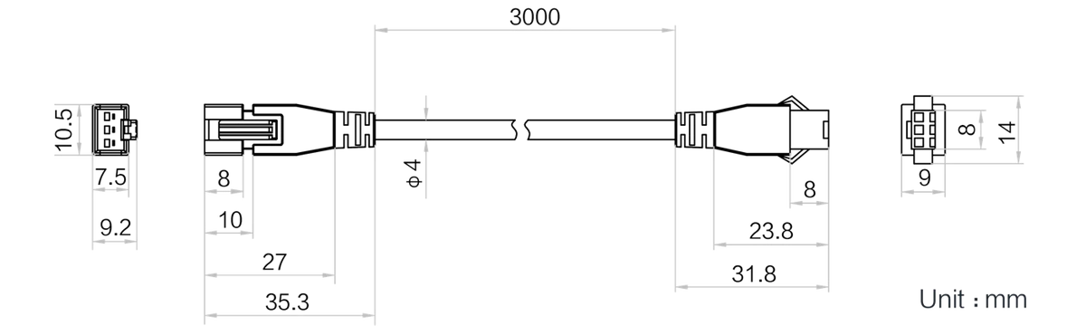 LS-LAC-0021 dimensions (mm)