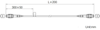 LS-AC100G-MPO-MPO-ST-10M dimensions (mm)