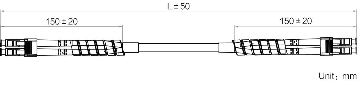 LS-CBL-0005 dimensions (mm)