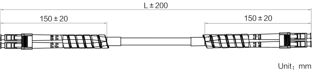 LS-CBL-0009 dimensions (mm)