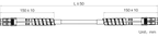 LS-CBL-0012 dimensions (mm)