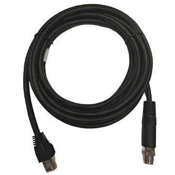 Camera Data Cable, M12 8-pin connector, Male to RJ45, 15 m, drag-chain and robot-arm use (LS-CBL-0083)