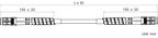 LS-CBL-0011 dimensions (mm)