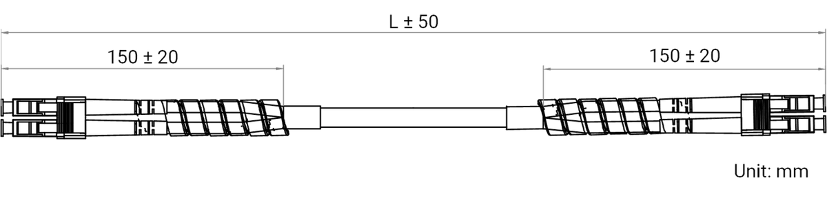 LS-CBL-0013 dimensions (mm)