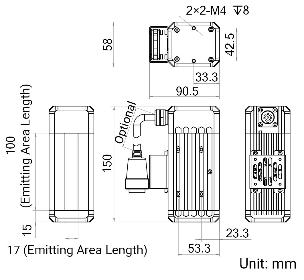 LS-LSC-0618 dimensions (mm)