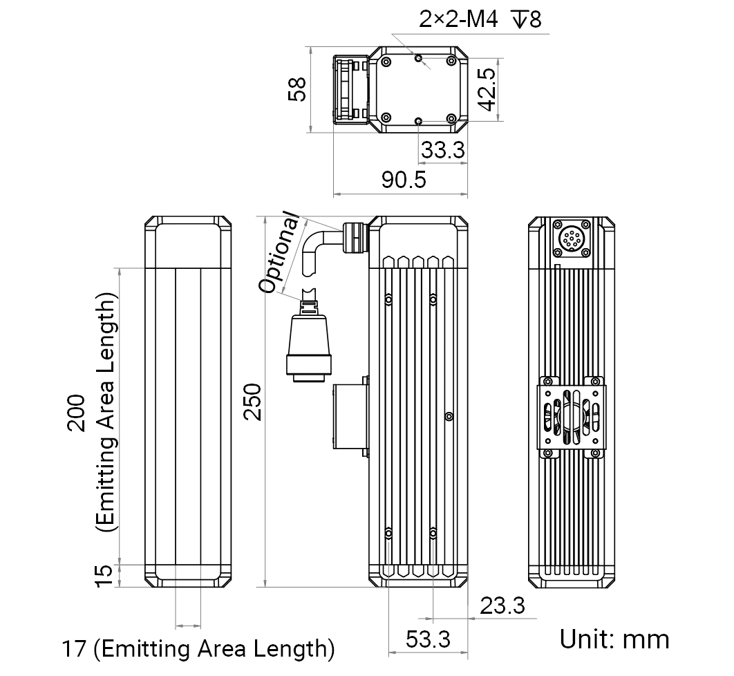LS-LSC-0619 dimensions (mm)