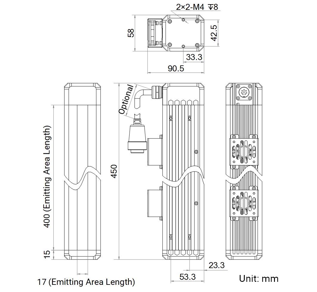 LS-LSC-0621 dimensions (mm)