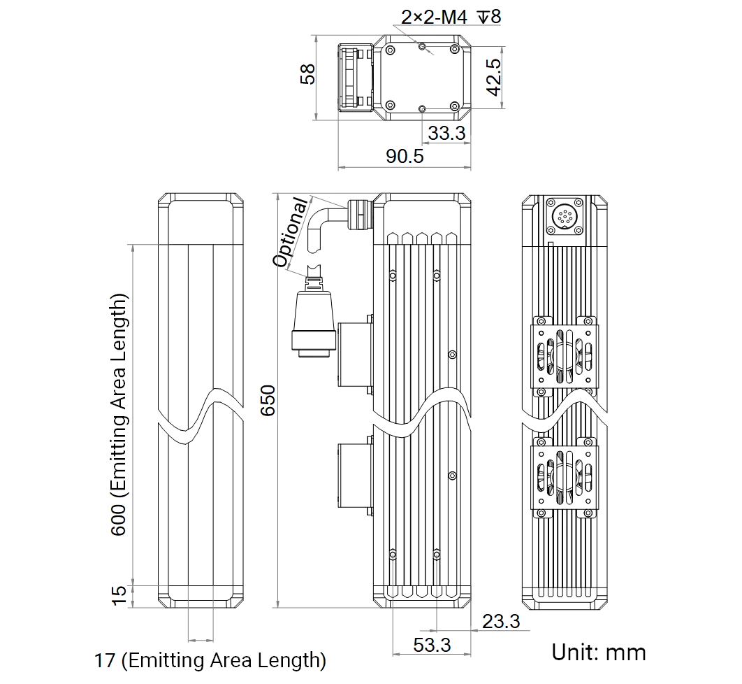 LS-LSC-0623 dimensions (mm)