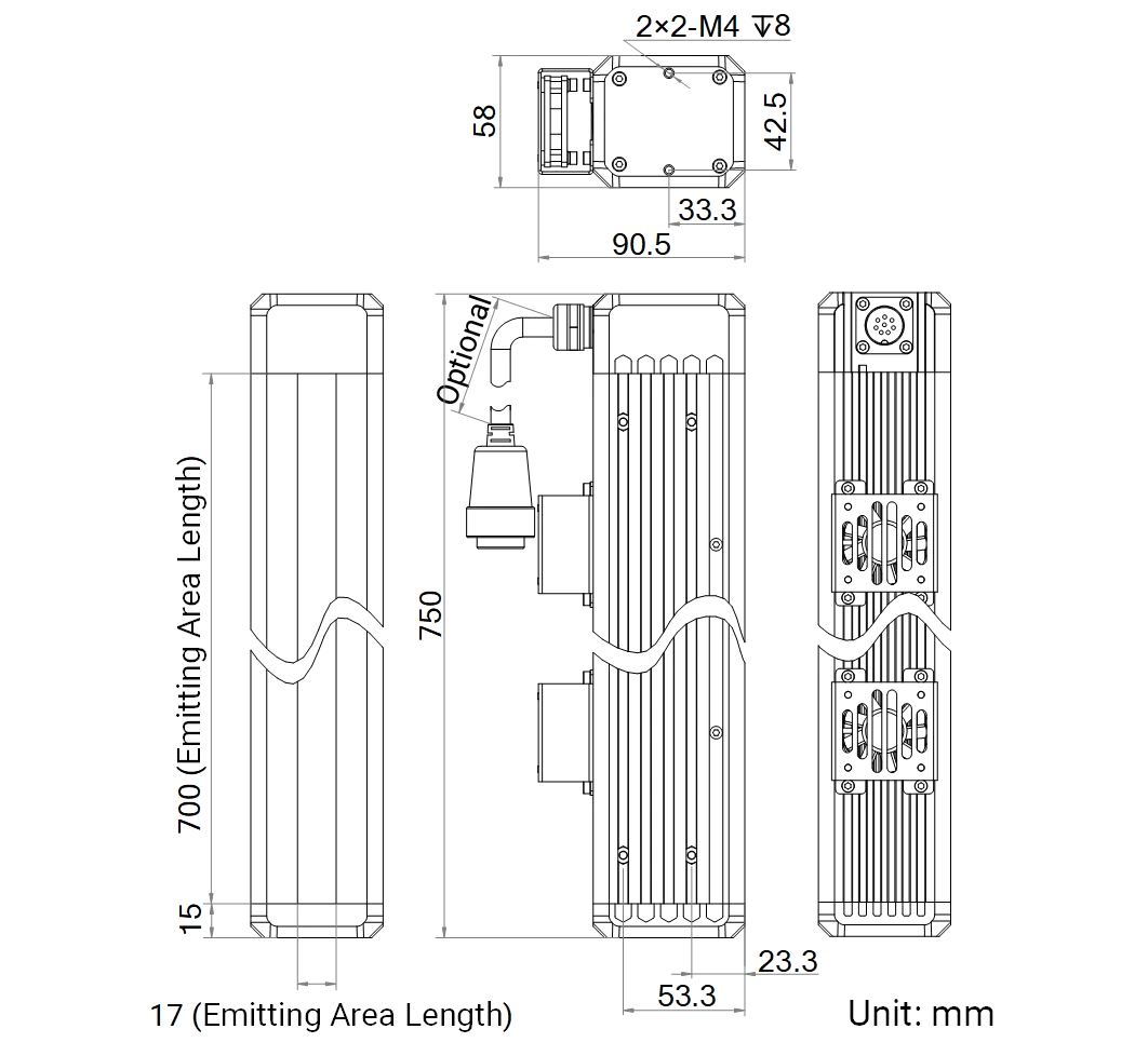 LS-LSC-0624 dimensions (mm)