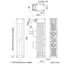LS-LSC-0625 dimensions (mm)