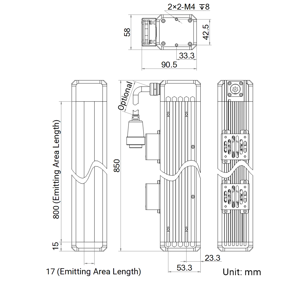 LS-LSC-0625 dimensions (mm)