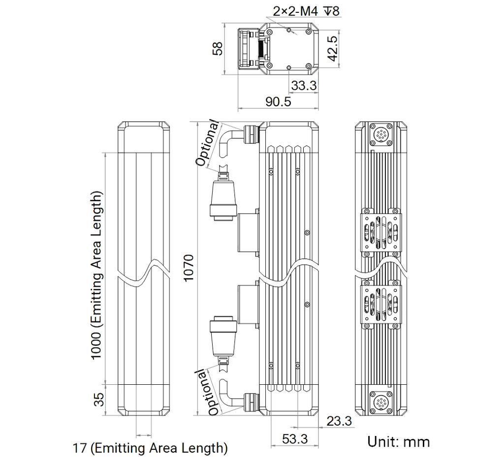 LS-LSC-0627 dimensions (mm)