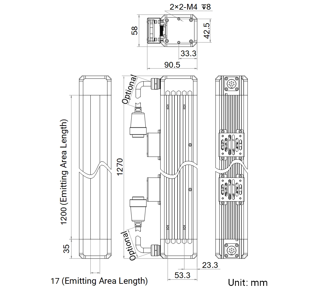LS-LSC-0629 dimensions (mm)