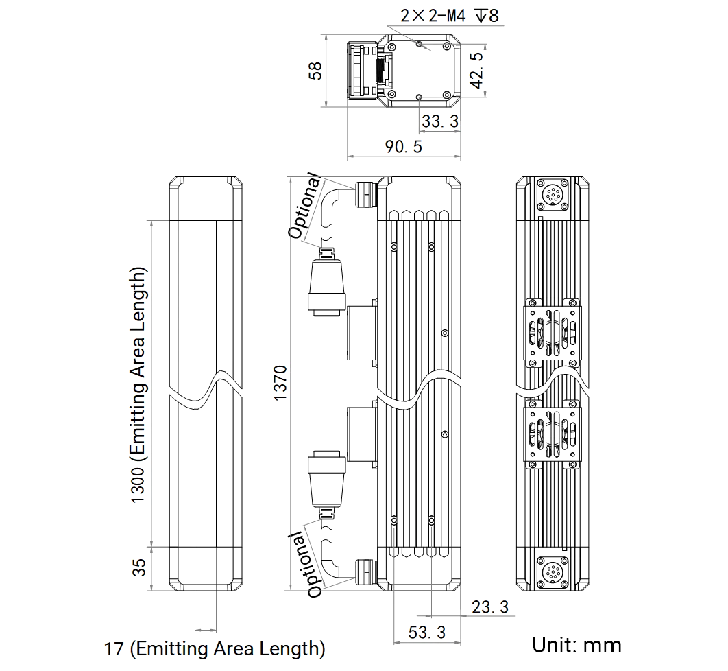 LS-LSC-0630 dimensions (mm)