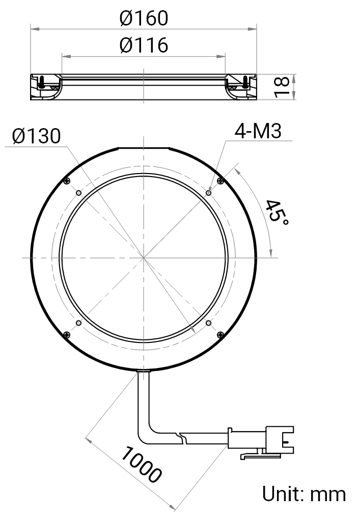 LS-RNG-0540 dimensions (mm)