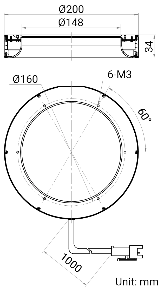 LS-RNG-0541 dimensions (mm)