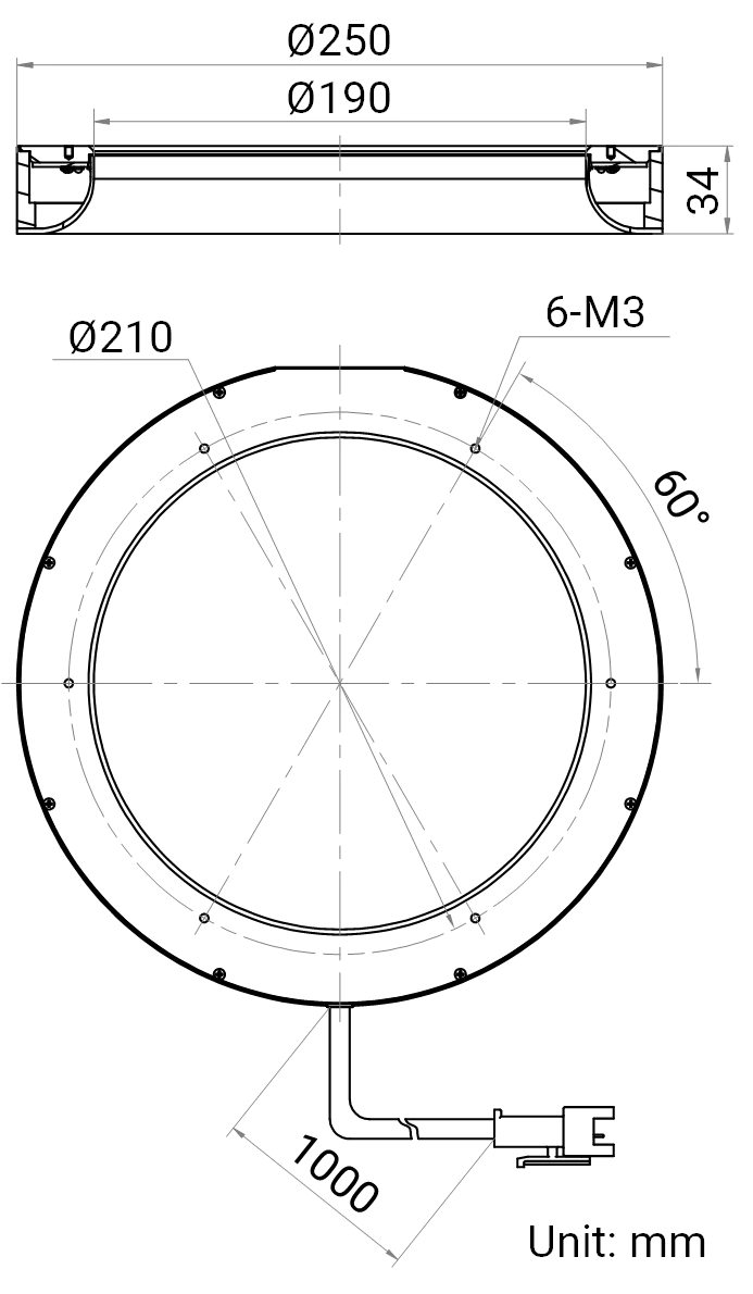 LS-RNG-0542 dimensions (mm)