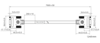LS-CBL-0038 dimensions (mm)