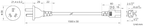 LS-CBL-0238 dimensions (mm)