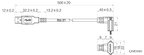 LS-CBL-0151 dimensions (mm)