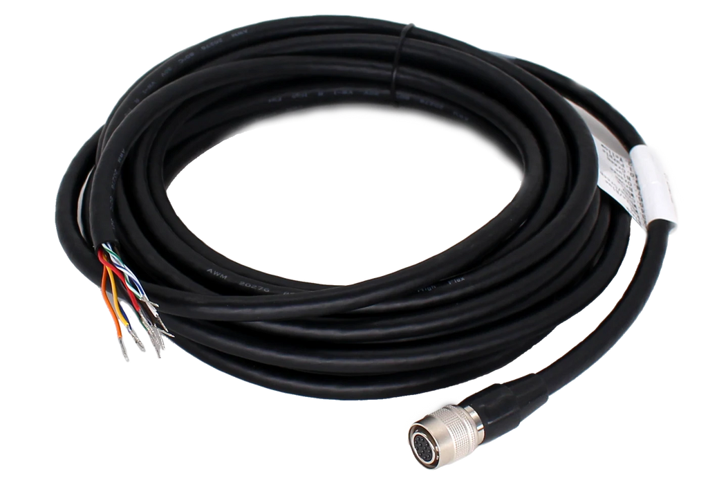 Camera Power and I/O Cable, P10 12-pin aerospace connector, female to Open, 5 m (LS-ACP-H12P-OPEN-HF-5M)
