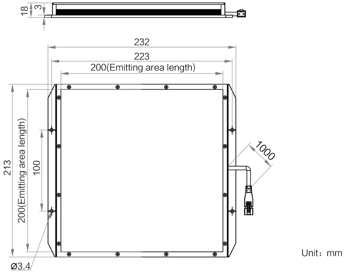 LS-BKL-1473 dimensions (mm)