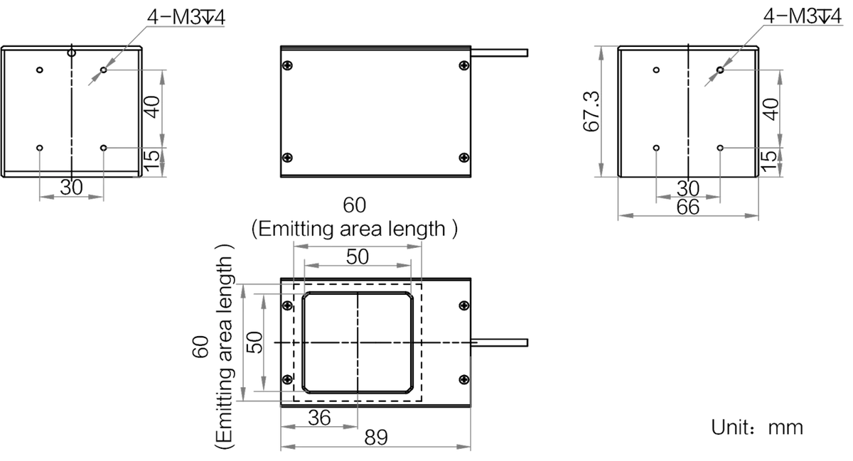 LS-CXL-0232 dimensions (mm)