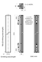 LS-BAR-1227 dimensions (mm)