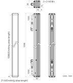 LS-BAR-1231 dimensions (mm)